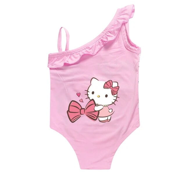 MINISO Hello Kitty Swimsuit One Piece Kids Girls Swimming outfit