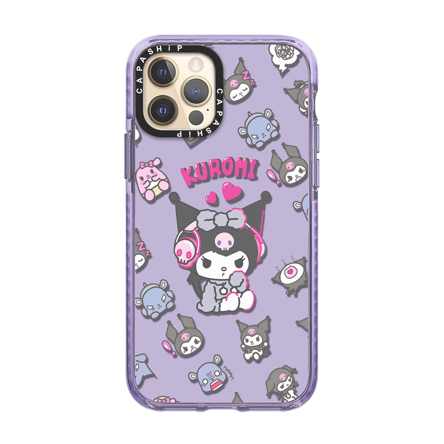 MINISO Lovely Kuromi Cases for iPhone 15 pro max 11 12 13 14 Cute ...