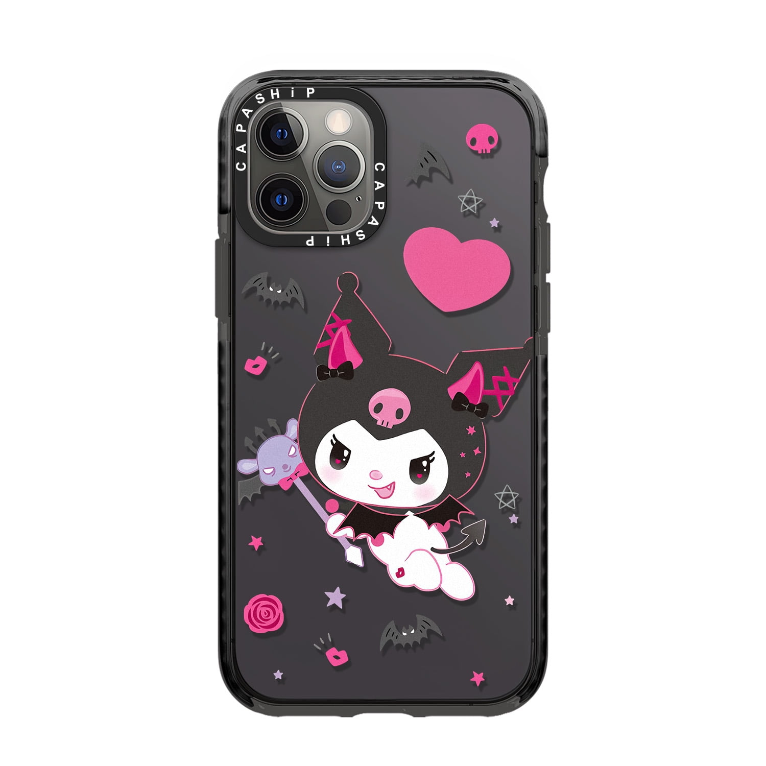MINISO Lovely Kuromi Cases for iPhone 15 pro max 11 12 13 14 Cute