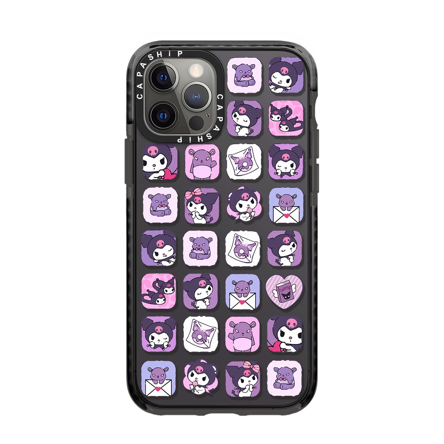 MINISO Lovely Kuromi Cases for iPhone 15 pro max 11 12 13 14 Cute