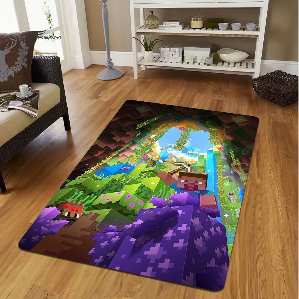 MINISO M-Minecraft Carpet Cartoon Living Room Bedroom Kitchen Sofa ...