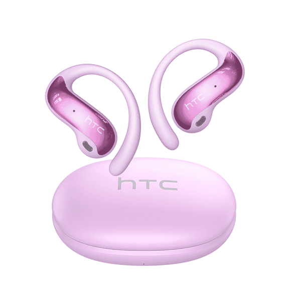 HTC NE19 Bluetooth Headphones Support 150 Language Translator Earbuds with LED Touchscree Open Ear Earbuds