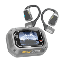 MINISO M98 AI Translation Earbuds Real Time with LED Display Screen Support 135 Languages Bluetooth headphones