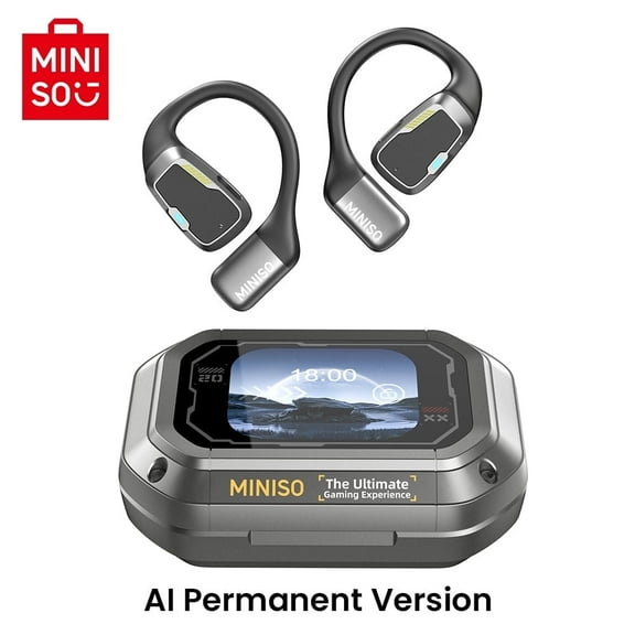 MINISO M98 AI Translation Eaebuds Real Time with LED Display Screen Support 135 Languages Bluetooth