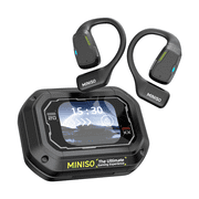 MINISO M98 Open Ear Headphone AI Translator Earbuds Real Time with LED Display Screen Support 135 Languages Bluetooth Headphones