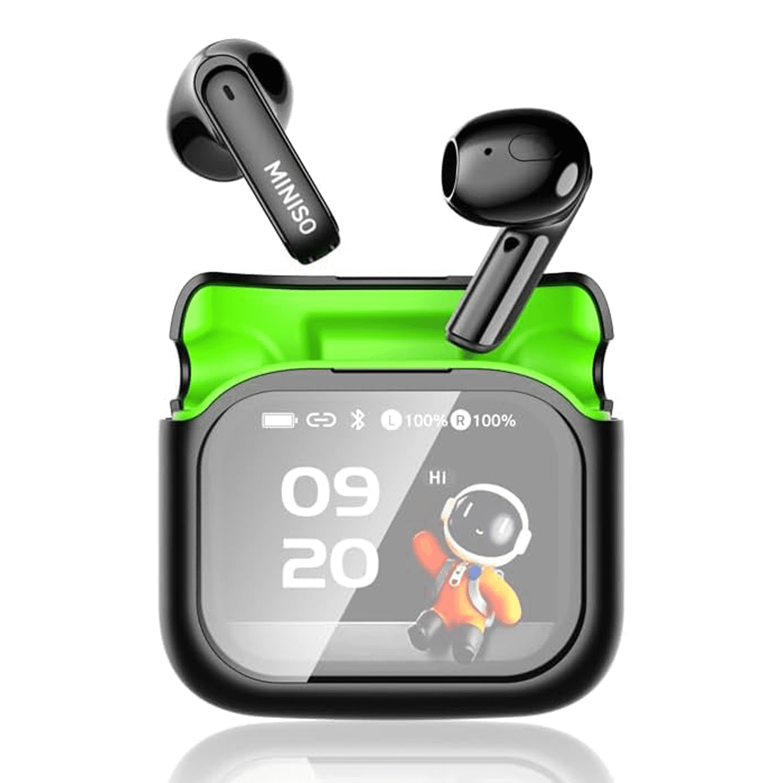 MINISO MS103 AI Translation Earbuds 3-in-1 Translator Earbuds in Real Time Support 135 Languages Bluetooth 6.0 Translating Device for Travel Business Learning