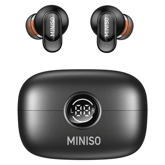 MINISO MS105 AI Translation Earbuds Real Time Wireless Headphone Support 135 Languages with APP Noise Cancelling