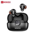 thumbnail image 1 of MINISO MS105 Wireless Bluetooth Earbuds, Mini In-Ear Headphones, Waterproof, Short Handle Design, for Work, Sports and Sleep, Black, 1 of 10