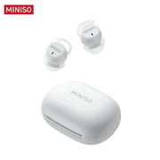 MINISO MS217 Wireless In-Ear Earbuds with AI Translation, Bluetooth 6.0, Clear Calls, 130+ Languages, Beige