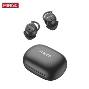 MINISO MS217 Wireless In-Ear Earbuds with AI Translation, Bluetooth 6.0, Clear Calls, 130+ Languages, Black