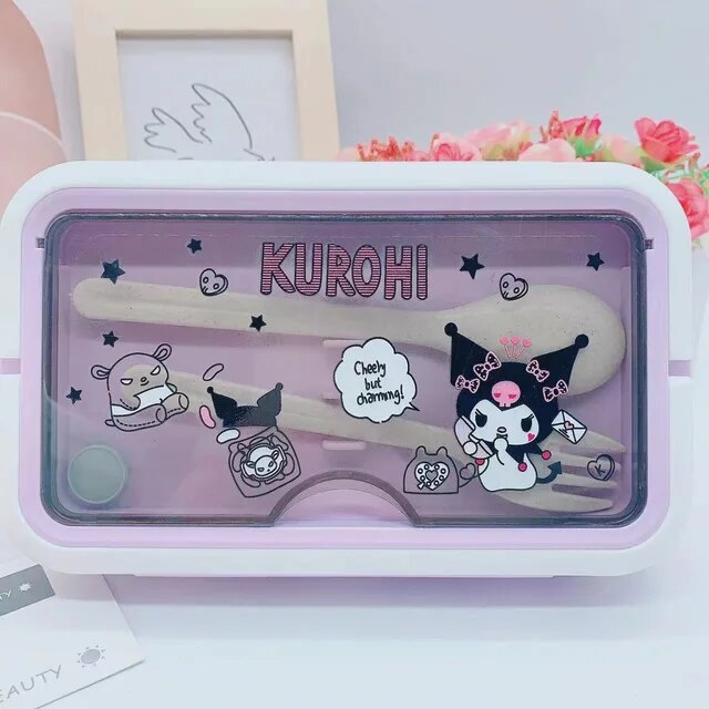 MINISO Melody Kuromi Hello Kitty Cinnamoroll Pochacco Cartoon School