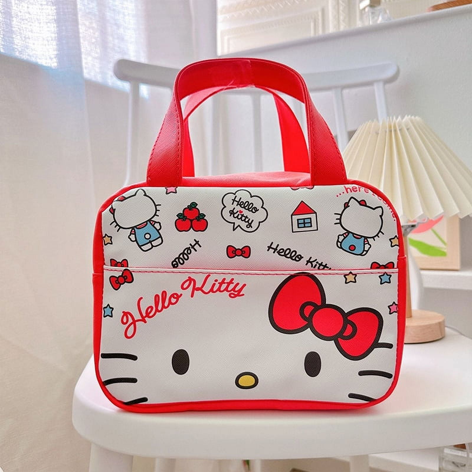 MINISO Sanrio Food Box Insulated Bag Hello Kitty Children s Cute Portable Foldable Lunch Bag Aluminum Foil Cooler Ice Cream Bag Walmart