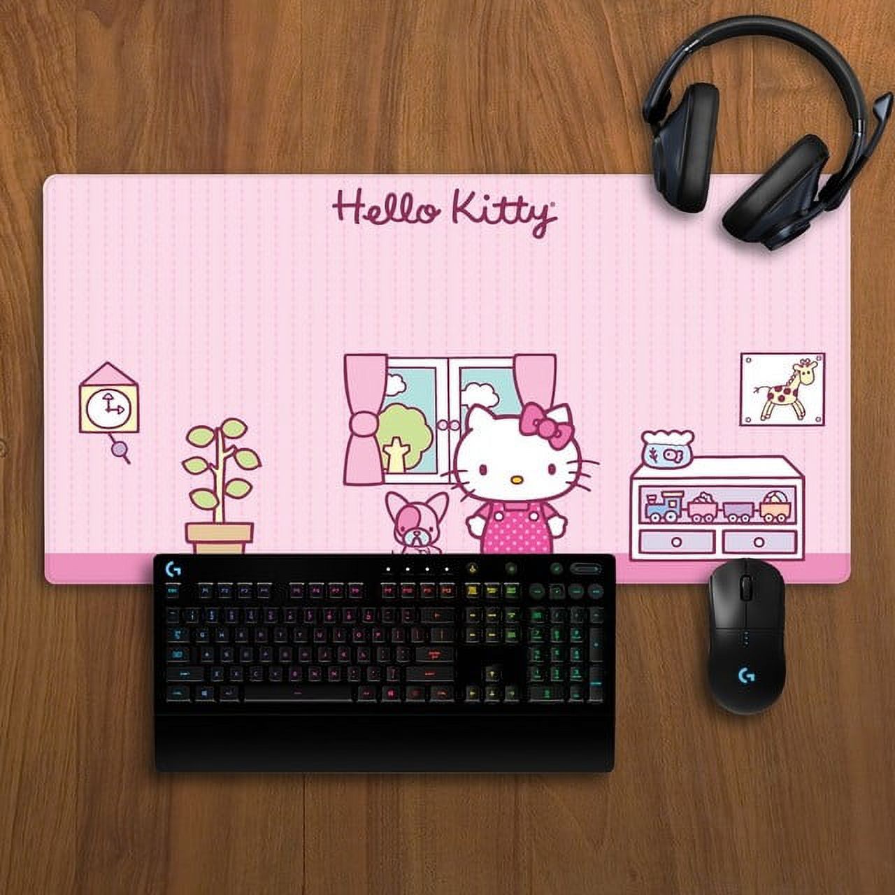 MINISO Sanrio Hello Kitty Mousepad Non slip Lockedge Office Student Miniso sanrio hello kitty mousepad non slip lockedge office student