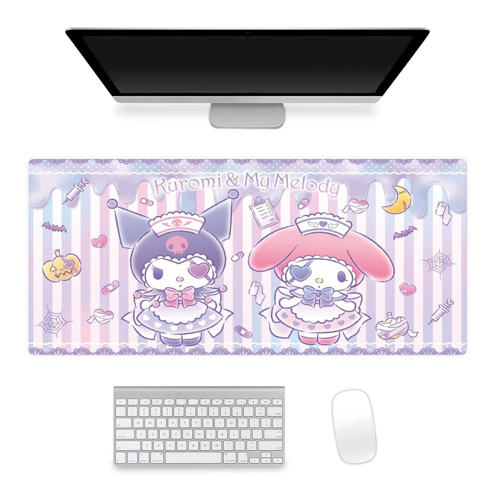 MINISO Sanrio Kuromi Cute Mousepad Office Large Small Mouse PC Computer