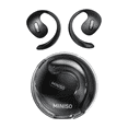 thumbnail image 1 of MINISO X15 Bluetooth 5.4 Wireless Open-Ear Headphones - AI Translator, Noise-Cancelling Earbuds, 130+ Languages, 40H Playtime, IPX5 Waterproof, Black, 1 of 9
