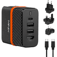 thumbnail image 1 of MINIX P4K 4K HDMI hub with 60W GaN charger Travel charger office hub 4K For phone tablet laptop console, 1 of 9
