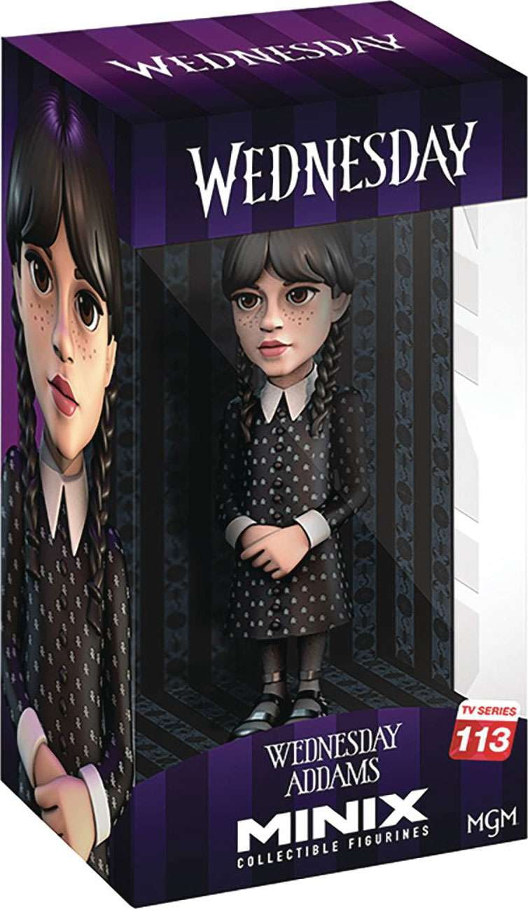 Minifig Mercredi Addams Figure Jouet Funko Addams Famille Action