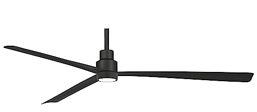 MINKA-AIRE F789-SL Simple XL 65 Inch Outdoor Ceiling Fan - Silver, 3 Blades, Smart Ready