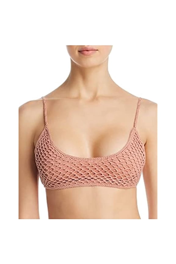 Adrift Crochet Scoop Bralette Bikini Top (XSmall)