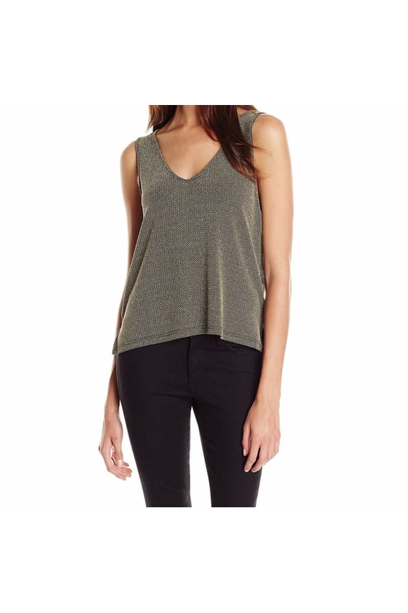 Women's Fifth Avenue V-Neck Tank Top, Gold, Small