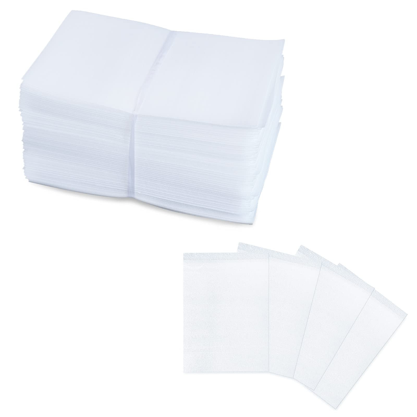 MINKUROW 100Pcs Foam Packing Cushion Pouches Flexible Cushion Foam Wrap