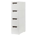 thumbnail image 1 of MINKUROW 4-Tire Storage Drawer Rolling Cart Organizer and Storage,Plastic Unit on Wheels Narrow Slim Bathroom Storage Cabinet Organizer, 1 of 6