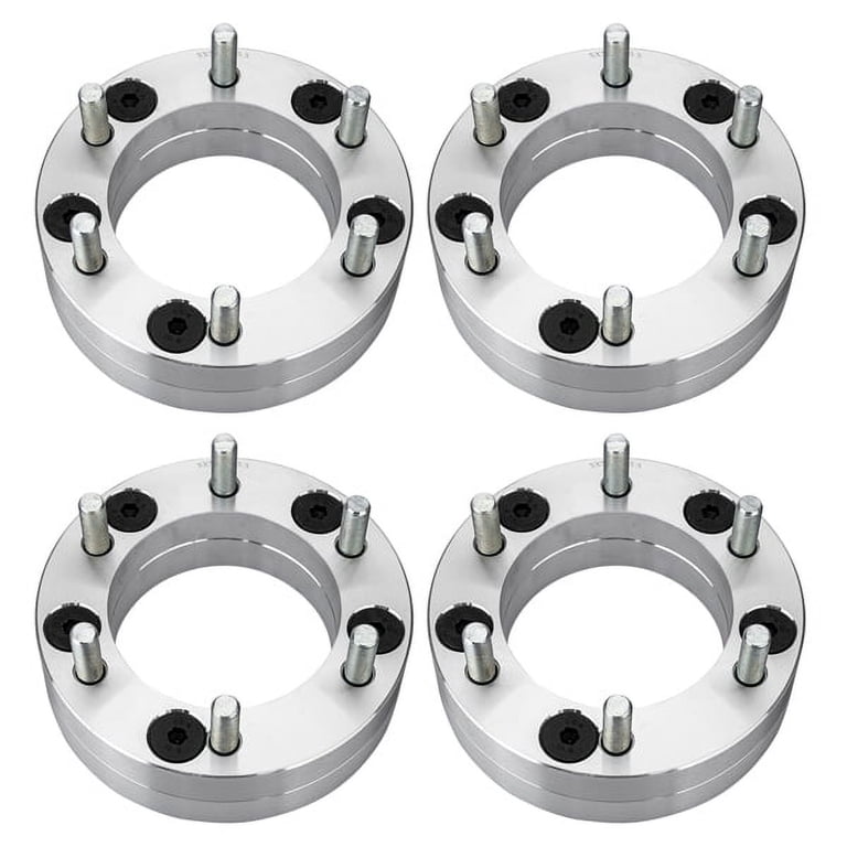 ECCPP 1.5 Inch Wheel Spacers - 6x5.5 To 6x5.5 Hub Centric Adapters For Chevy Silverado, GMC Savana, Tahoe, Suburban (Set Of 4)
