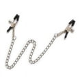 thumbnail image 1 of MINKUROW Adjustable Pressure Clips Clamps Jewelry Non Piercing Nipple Rings with Metal Chain, 1 of 2
