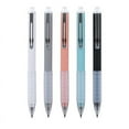 thumbnail image 1 of MINKUROW Ballpoint Pens Medium Point 1mm Black Ink Work Pen with Super Soft Grip Ball Point Pen for Men Women Retractable Office Pens Black ink,Black-5, 1 of 6
