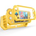 thumbnail image 1 of MINKUROW Compatible Nintendo Switch Lite Screen Protector Case Cover with Hand Grip,Detachable Protective Case with Shockproof and Anti-Scratch Yellow, 1 of 7