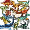 thumbnail image 1 of MINKUROW Iron On Patches,15 Pcs Embroidered Dinosaur Patches Applique Kit Assorted Size Decoration Sew On Patches for Clothing,Jackets, 1 of 8