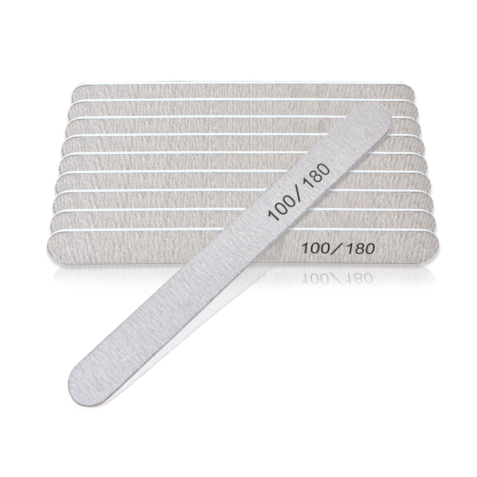 MINKUROW Professional Nail Files with 100/180 Grit,Double-Sided and ...
