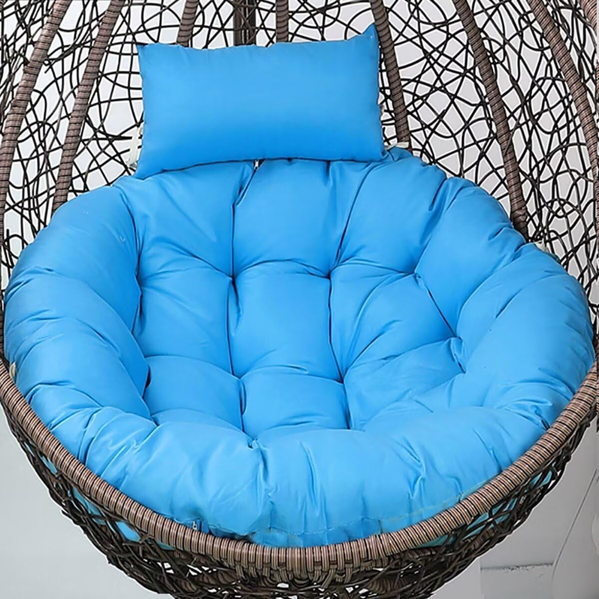 MINKUROW Round Swing Egg Chair Cushion Indoor/Outdoor Hammock Chair