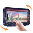 thumbnail image 1 of MINKUROW Shower Phone Holder Waterproof 360° Rotation,6 pcs Soundhole Wall Mount Shower Phone Case,High Sensitivity Touch Screen Waterproof, 1 of 7
