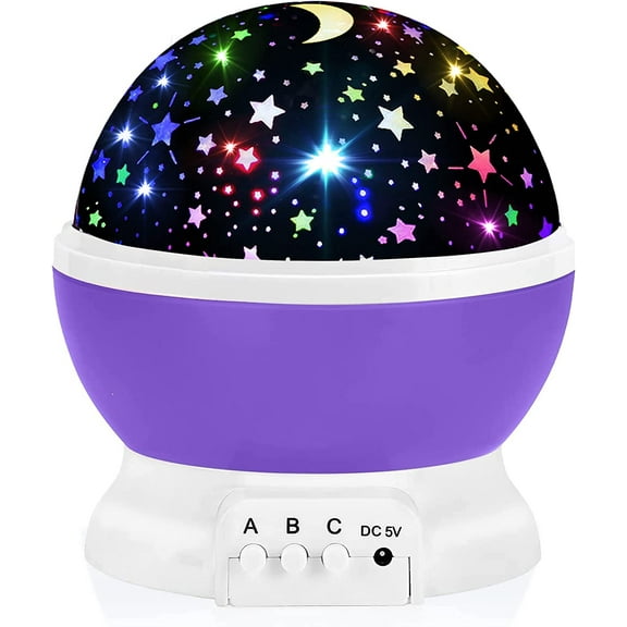MINKUROW Toys for 1-10 Year Old Boys,Star Projection for Kids 3-9 Year Old boy Gifts Toys for 3-8 Year Old Girls for 4-7 Year Old Girls Educational Sensory Toys for Autistic Children（Purple）