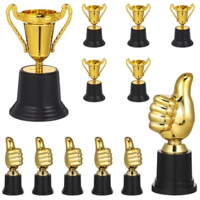 12 Pcs Award Trophies Plastic Small Decorative Model for Party Game Competition