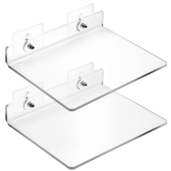 EXHUMKY Floating Shelf Apartment Living Room 2Pcs 7.9In By 5.9In By 1.4In