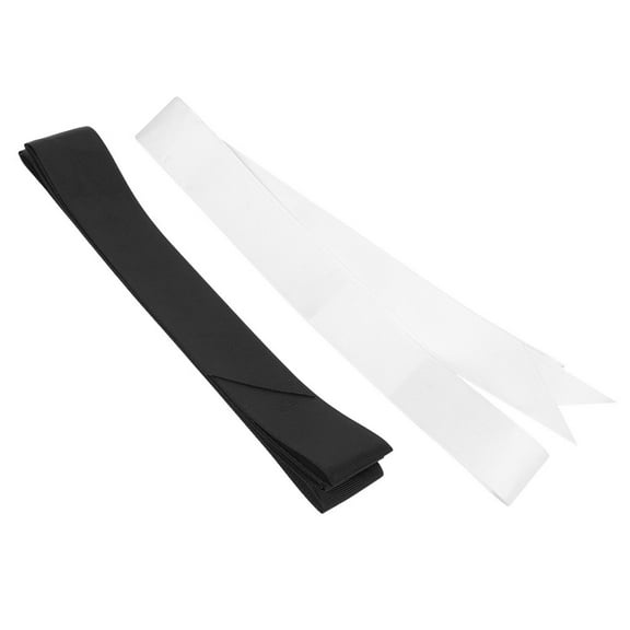 MINLIXIN 2pcs Dress Sash Belt For Women Bridal Satin Waist Belts Ladies Ribbon Bow Accessory For Wedding Bridesmaid Bridal Belt Dress Decoration