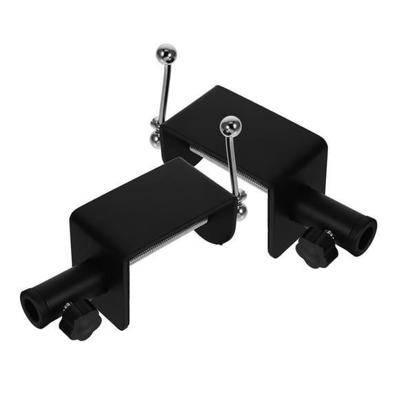 MINLIXIN 2pcs Multi-Functional Desk Clamps for Poles C Clamp Adjustable Table Mount Mic Arm Desk Stand