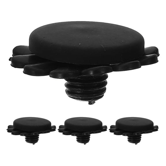 BESTYASH Umbrella Tops Protector Umbrella Hat Screws Black 4 Sets
