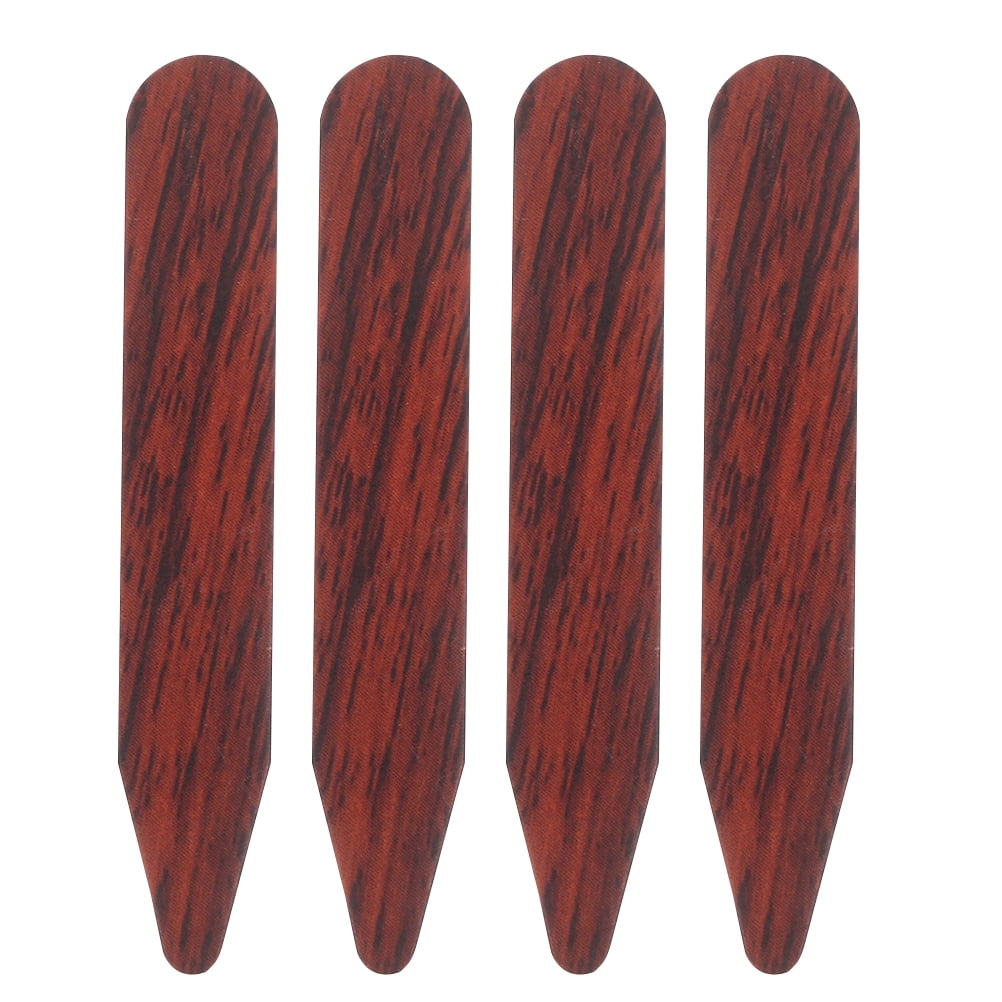 MINLIXIN 4pcs Wooden Collar Stay Inserts Small Collar Support Stays ...