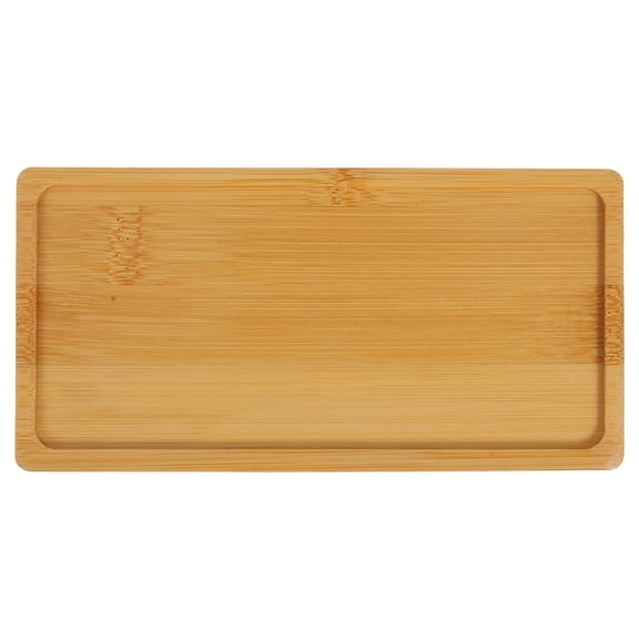 MINLIXIN Rectangle Wooden Trays - Wood Serving Tray Rectangular Craft Trays Appetizer Serving Platter Food Dish Snacks Plate Charcuterie Boards for Succulent Plants Cactus