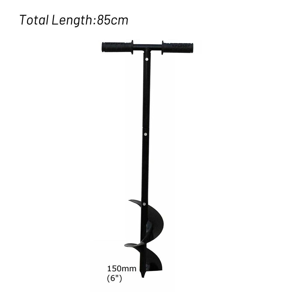 MINM Manual Hand Earth Auger Fence Post Drill Soil Digger Hole Borer