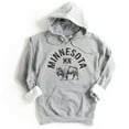 thumbnail image 1 of MINNESOTA Graphic Unisex Fleece Hooded Sweatshirt, 1 of 7