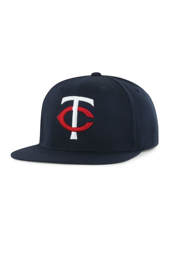 MLB Minnesota Twins Primary Team Color Flat Bill Snap Back Hat