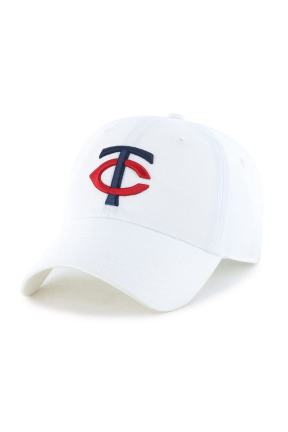MLB Minnesota Twins Clean Up White Adjustable Hat