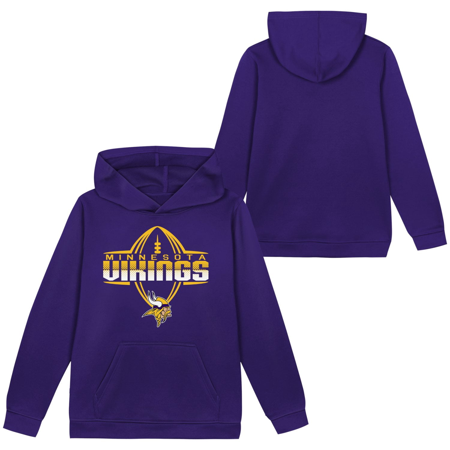 MINNESOTA VIKINGS NFL Boys Hoodie Fleece Game Day Fan Apparel