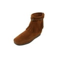 thumbnail image 1 of Minnetonka Women's High Top Back Zip Boots 5.5 M Brown, 1 of 7