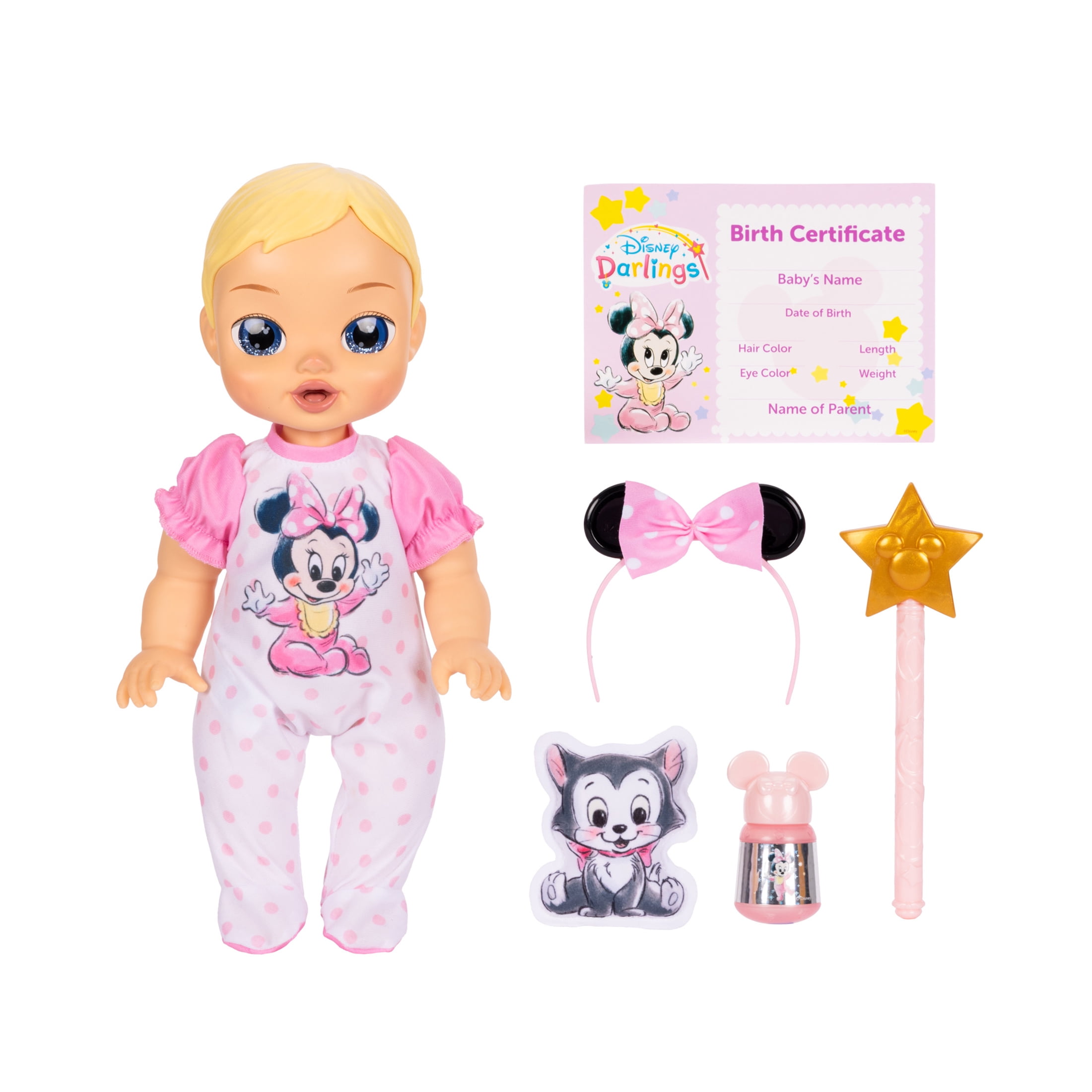 Disney Darlings Minnie Inspired Blonde Baby Doll