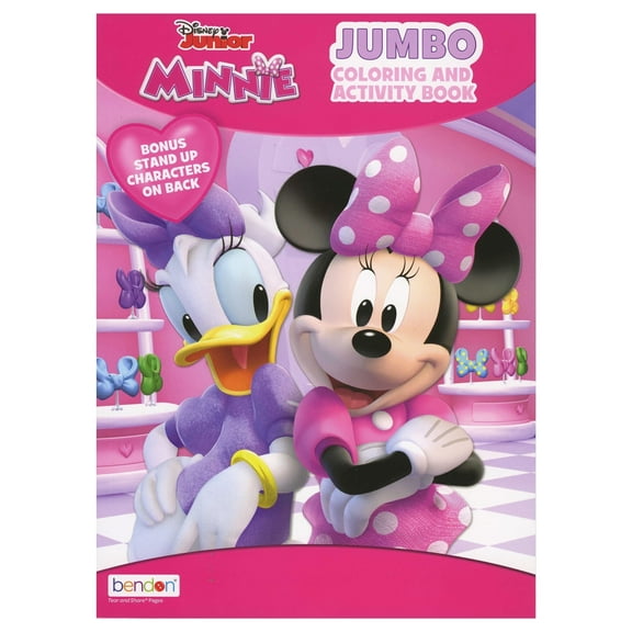 MINNIE Coloring Book 1-Title, Fun Game Workbook for Learning Drawing Coloring, Holiday Gift for Activity at Classroom Home, 36-Pack